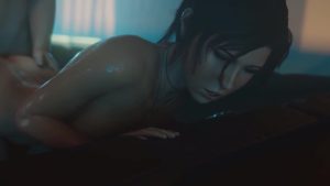 3D beauty moans while taking a big dick in her ass